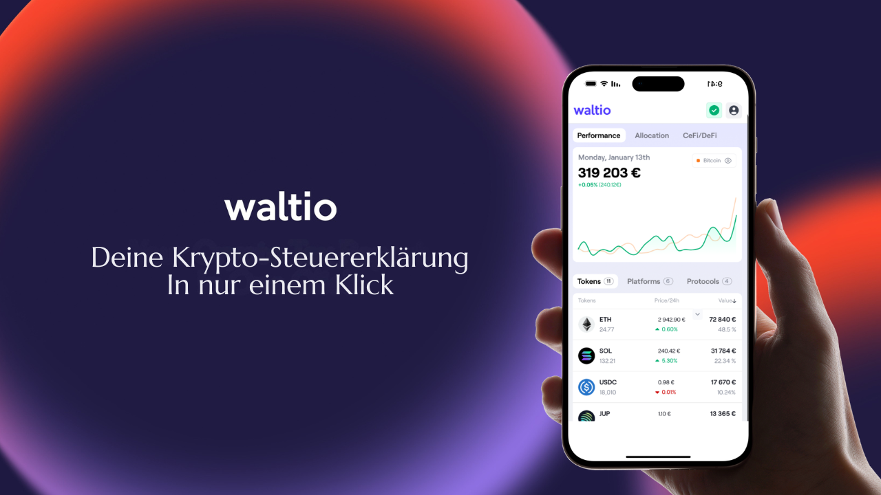 Waltio startet offiziell in Deutschland: Krypto-Steuerreport in 4 Minuten und neues Lite-Paket ab 39 €