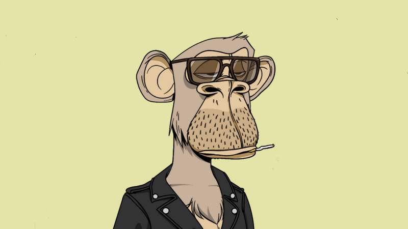 Image de NFT soumis à la fiscalité. Nom du NFT Bored Ape. 